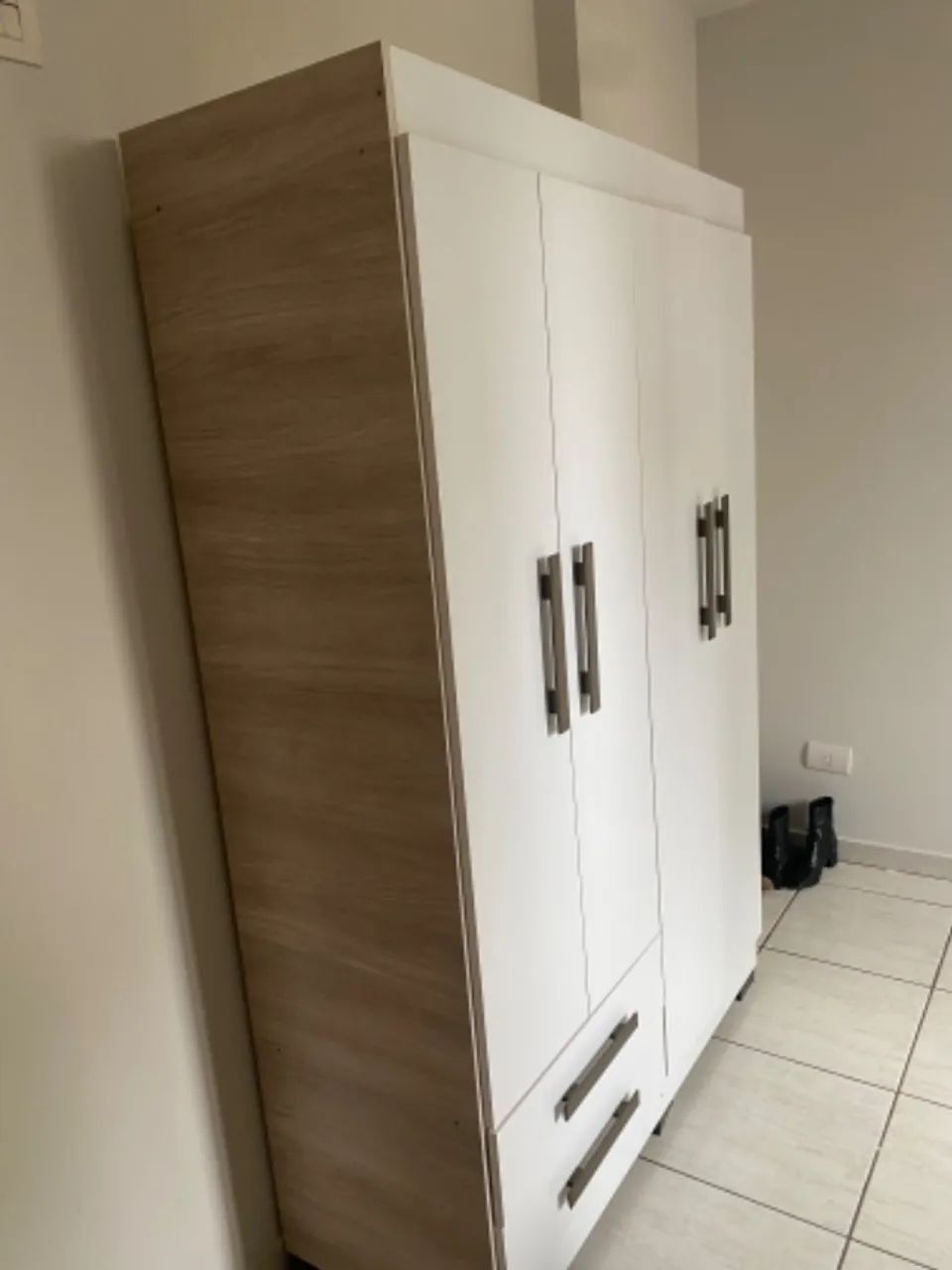 Guarda roupa solteiro branco - Foto 2