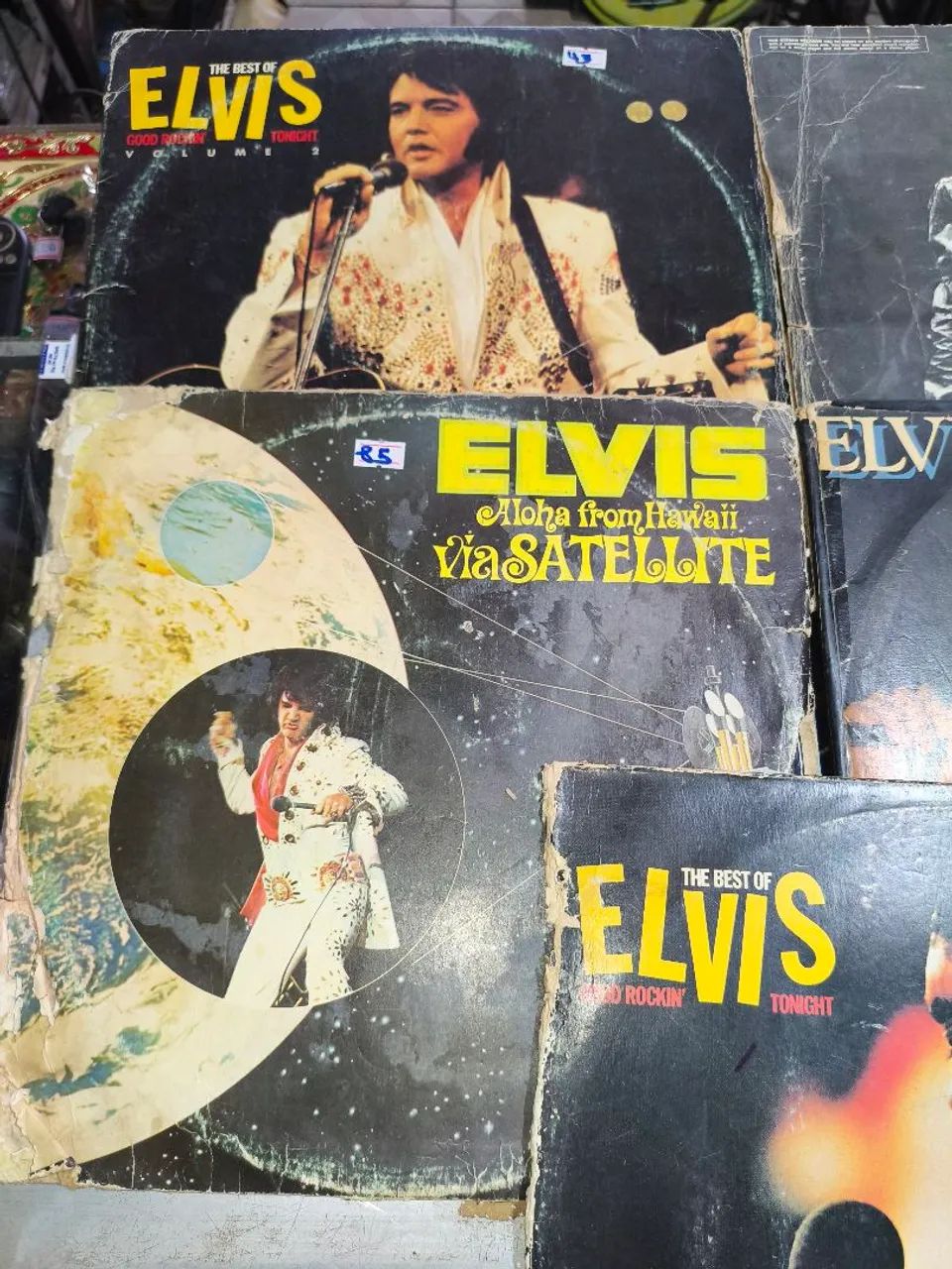 Cinco cinco disco de vinil de Elvis Presley sendo dois duplo - Foto 3