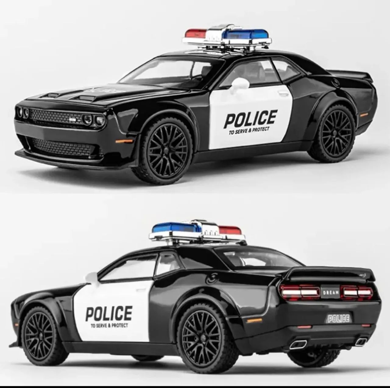 Miniatura Dodge Challenger Polícia 1:32 - Foto 5
