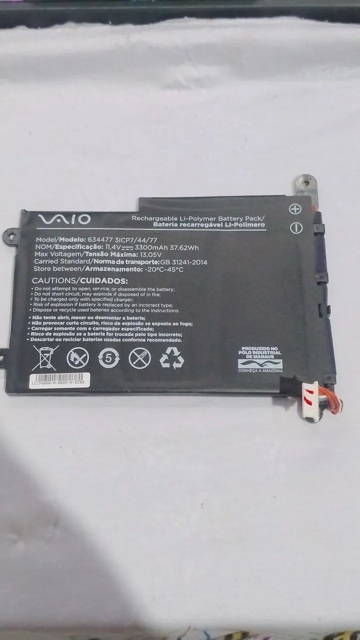 Bateria Original Notebook VAIO FE14 634477 31CP7/44/77