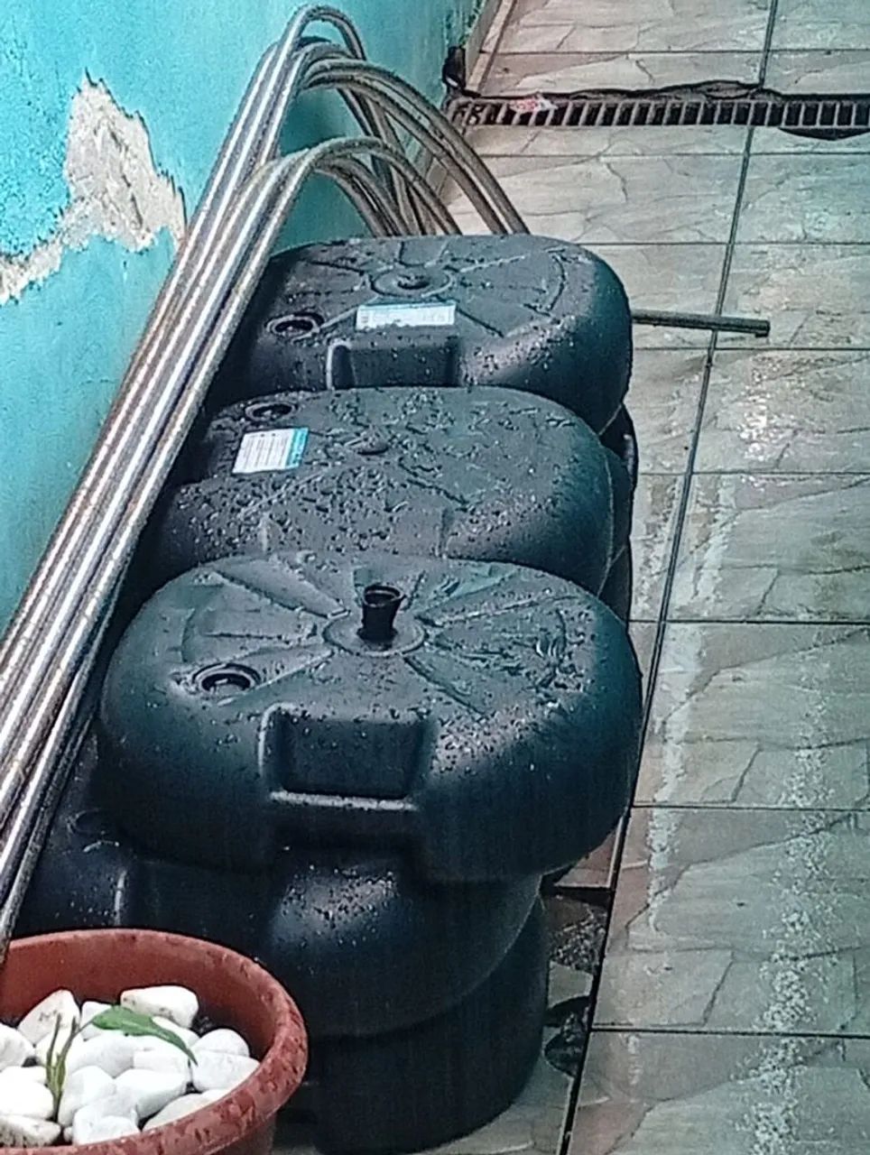 Haste de ferro com suporte de baixo  - Foto 4