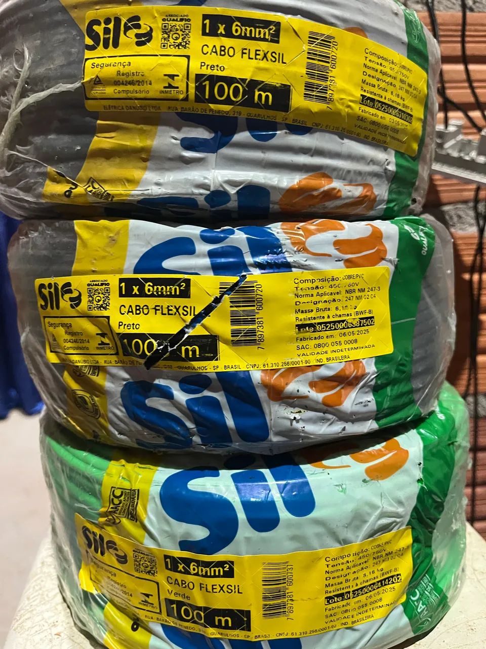 Cada peça sai a $450