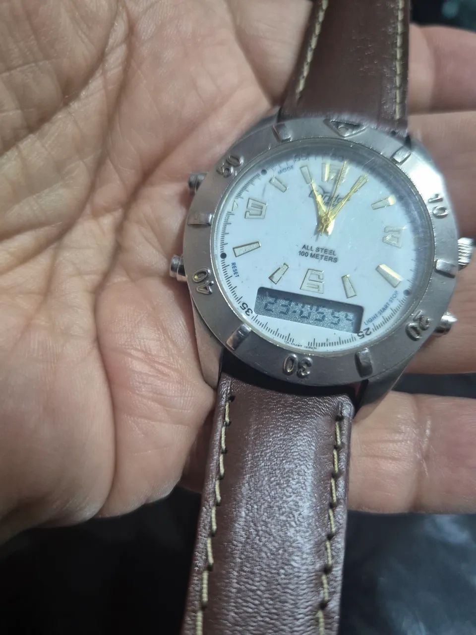 Relógio CONDOR ANADIGI BRANCO  -   ÓTIMO ESTADO - Foto 4