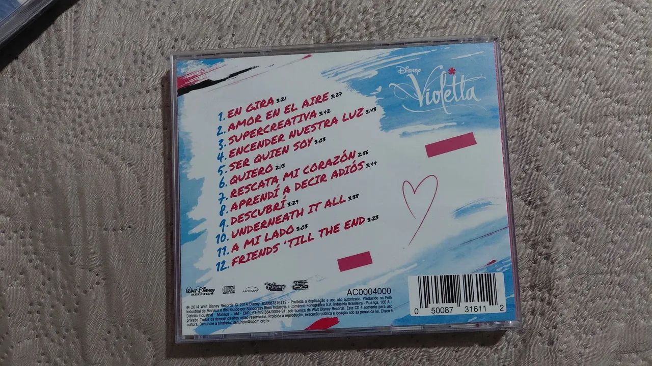 CD Gira mi cancion Disney Violetta original - Foto 3