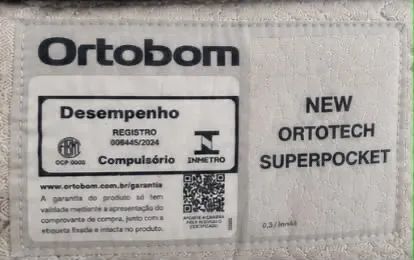 Cama box + colchão ortobom superpocket  - Foto 3