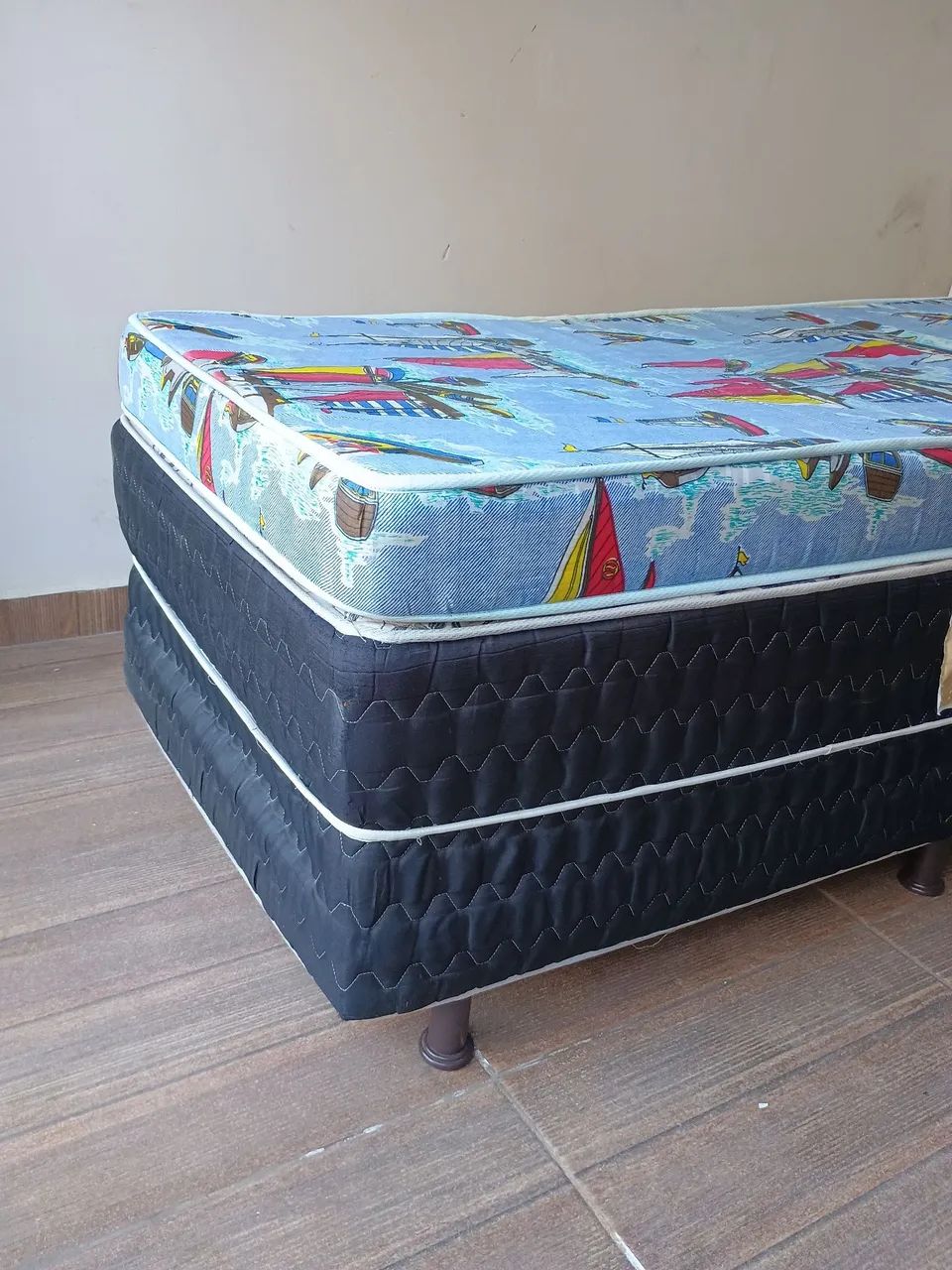 Cama box solteiro com colchão entrega  - Foto 3
