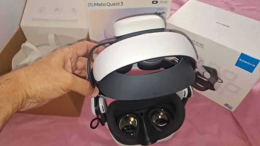 その他 K719  Quest 3 512GB VR BOBOVR S3PRO Meta Quest 3 512GB + BOBOVR S3 Pro COMPLETO - Peças de Hardware
