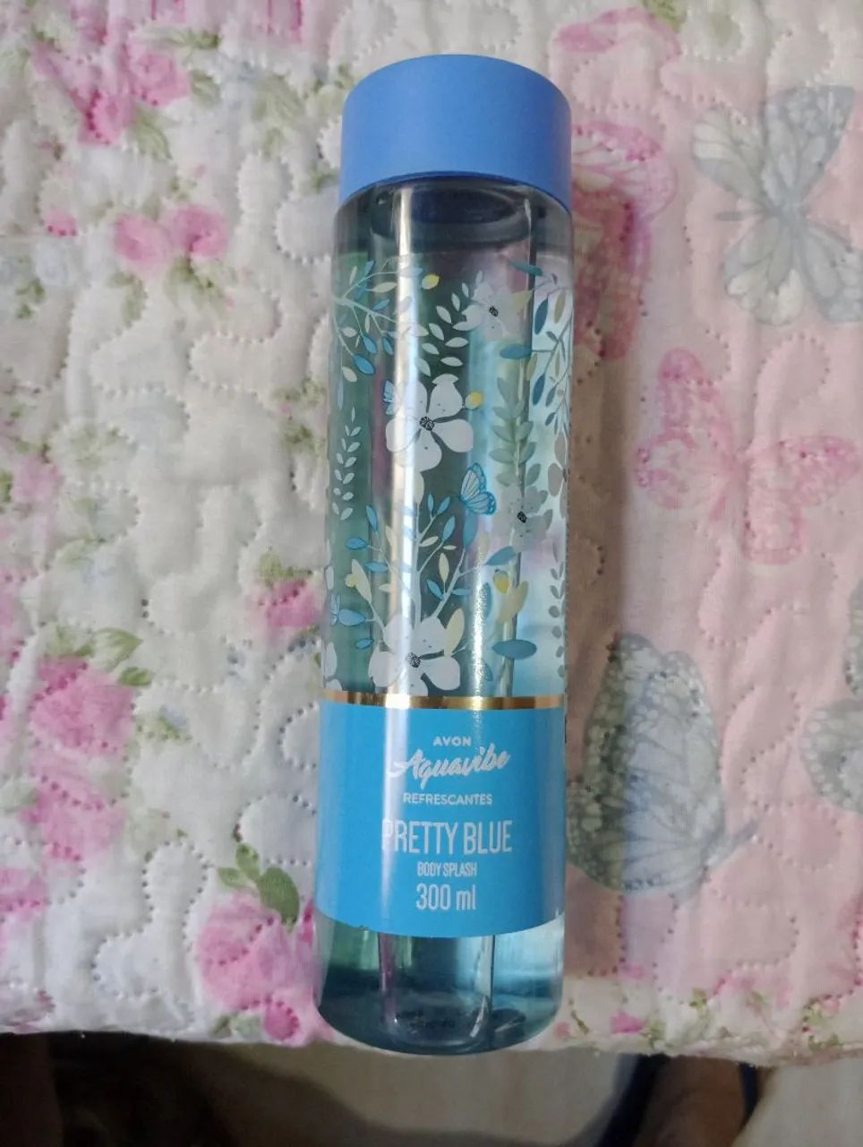Body Splash Avon Aquavibe Pretty BLUE 300ml