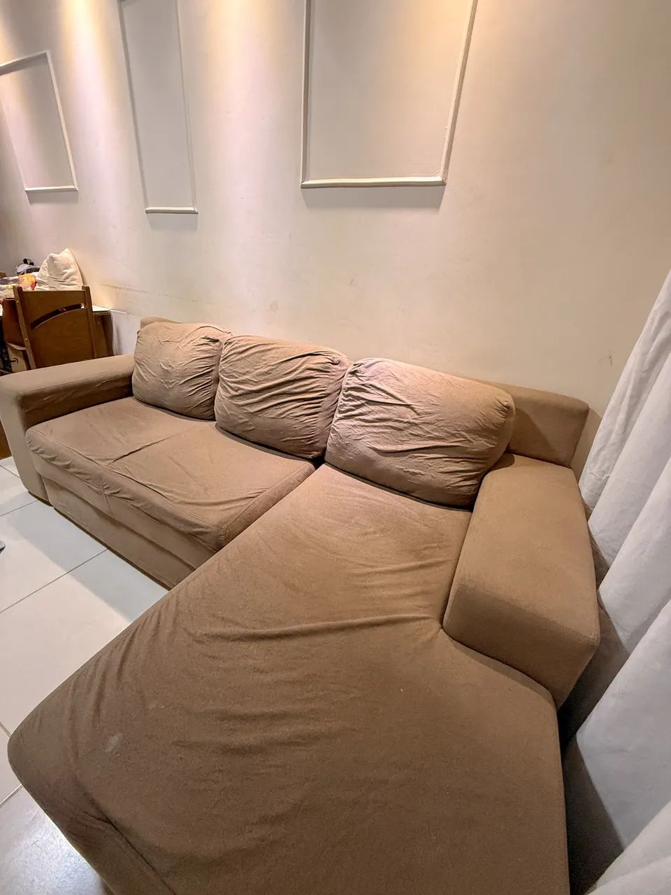 Sofa retrátil fixo 2,40m PRA HOJE - Foto 2
