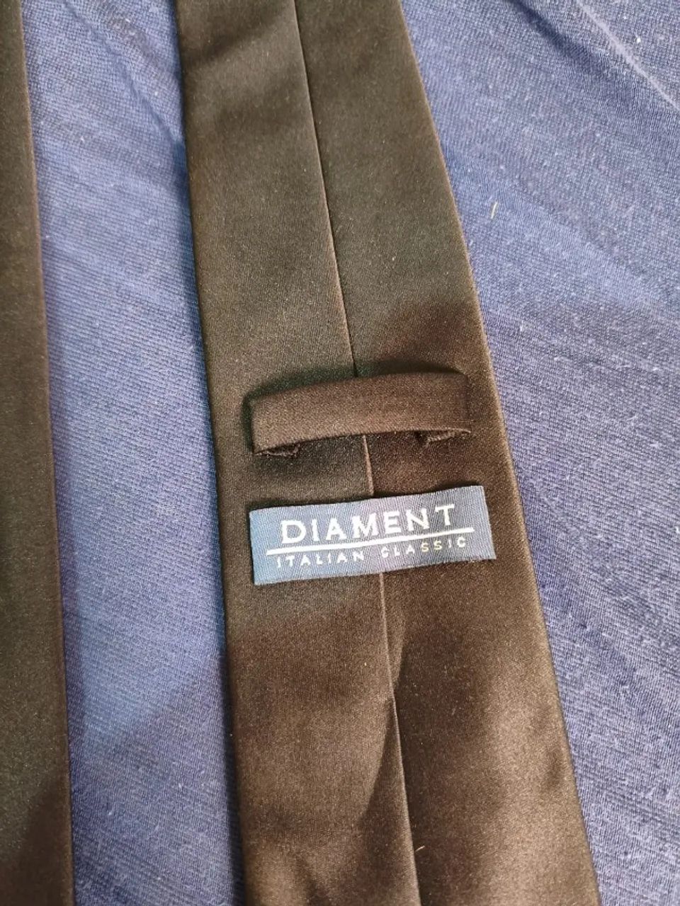 Gravata Preta Diament Italian Classic - Foto 3