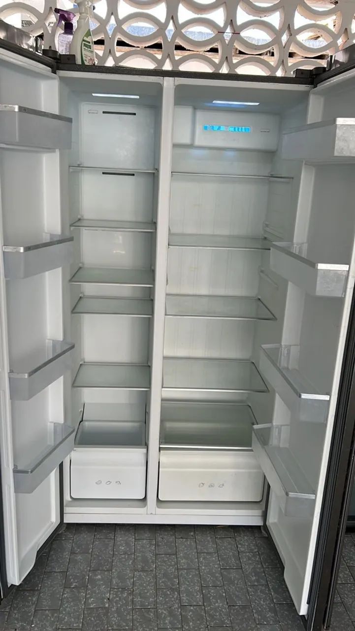 Geladeira Philco Side by Side Eco Inverter 489L Inox PRF504I