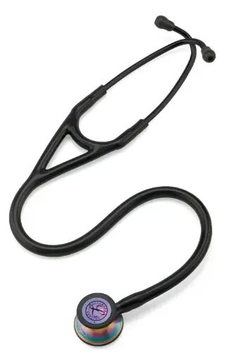 Estetoscópio 3M Littmann Cardiology IV 6240 Preto Rainbow NOVO - Nunca usado - Foto 4