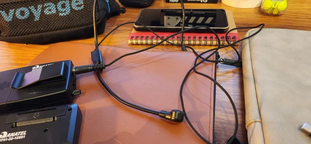 Sistema para microfone sem fio Tomate MT-2205 headset e lapela - Foto 2