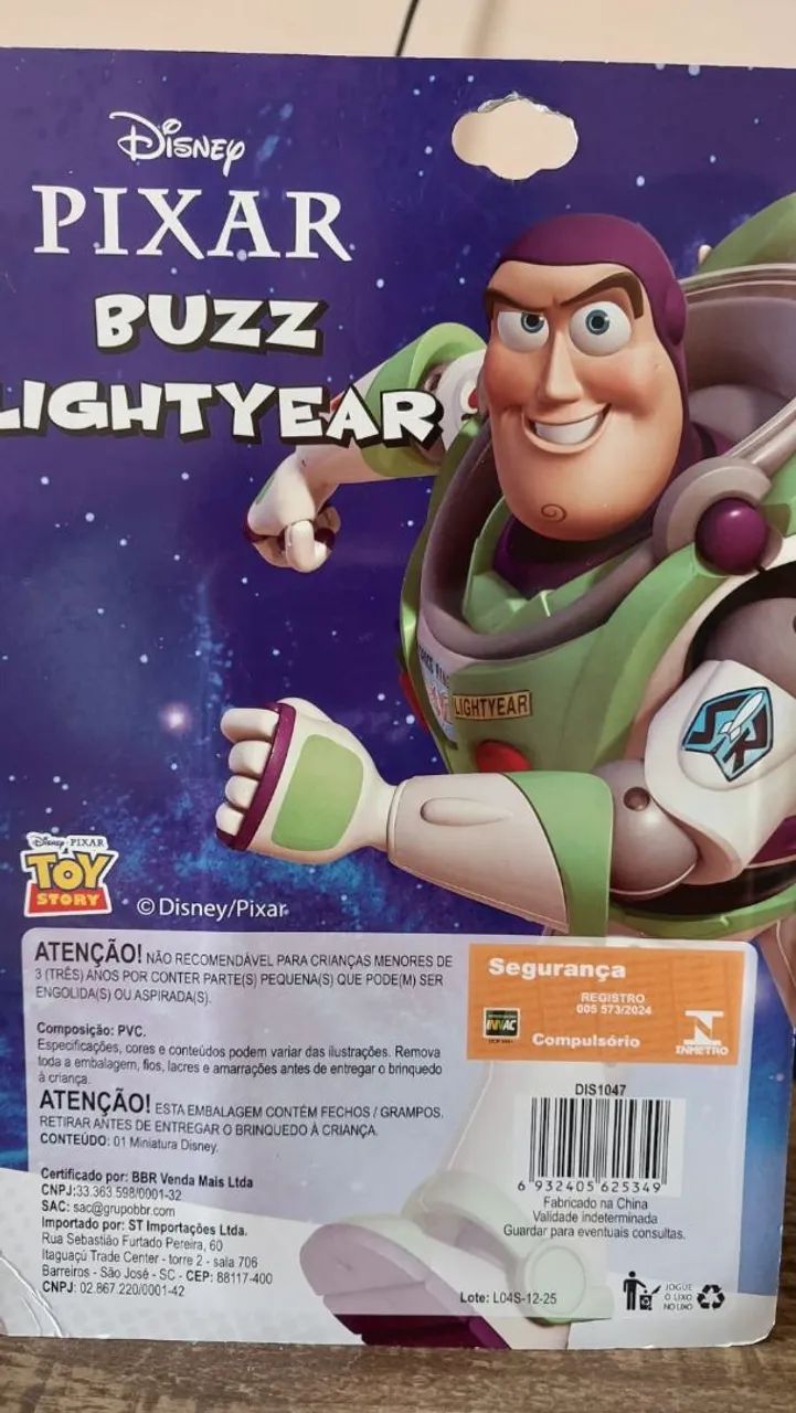 Miniatura do Buzz Lightyear da Pixar, Colecionável - Foto 3