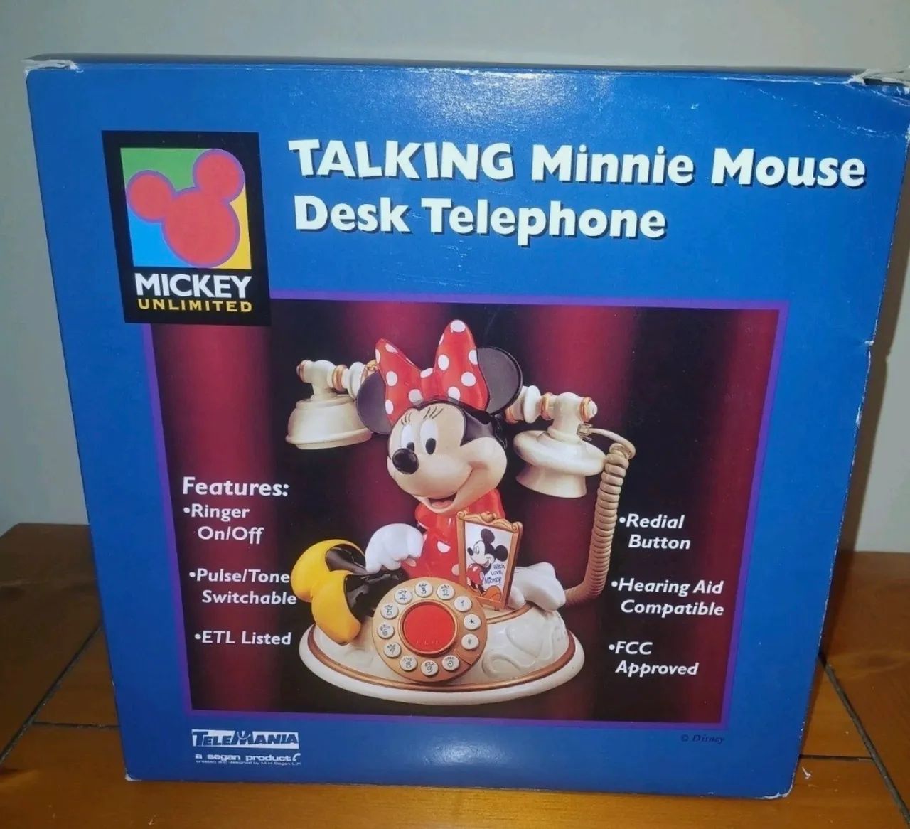 Telefone da Minnie Mouse, peça belíssima funcionando com botões  - Foto 2