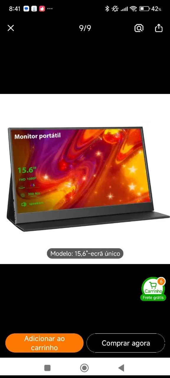 Monitor Portatil 19 polegadas - Foto 2