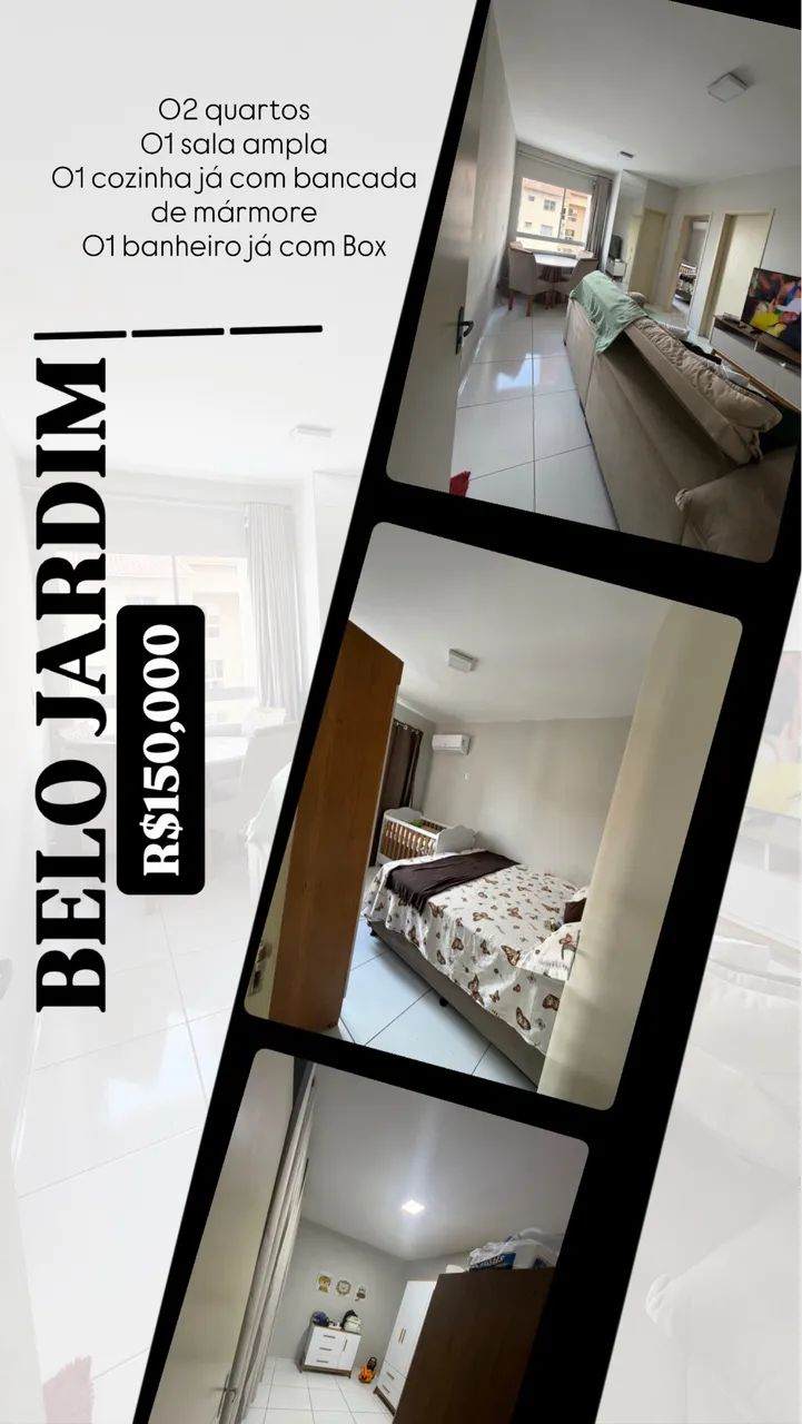 Apartamento belo jardim 