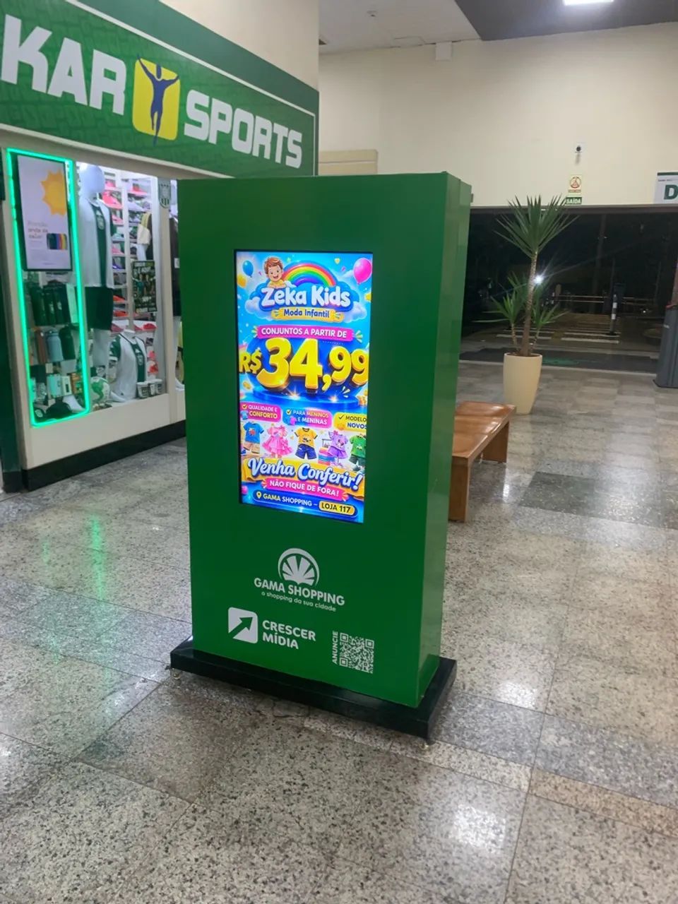 Totem publicitário dupla face 40 polegadas  - Foto 3