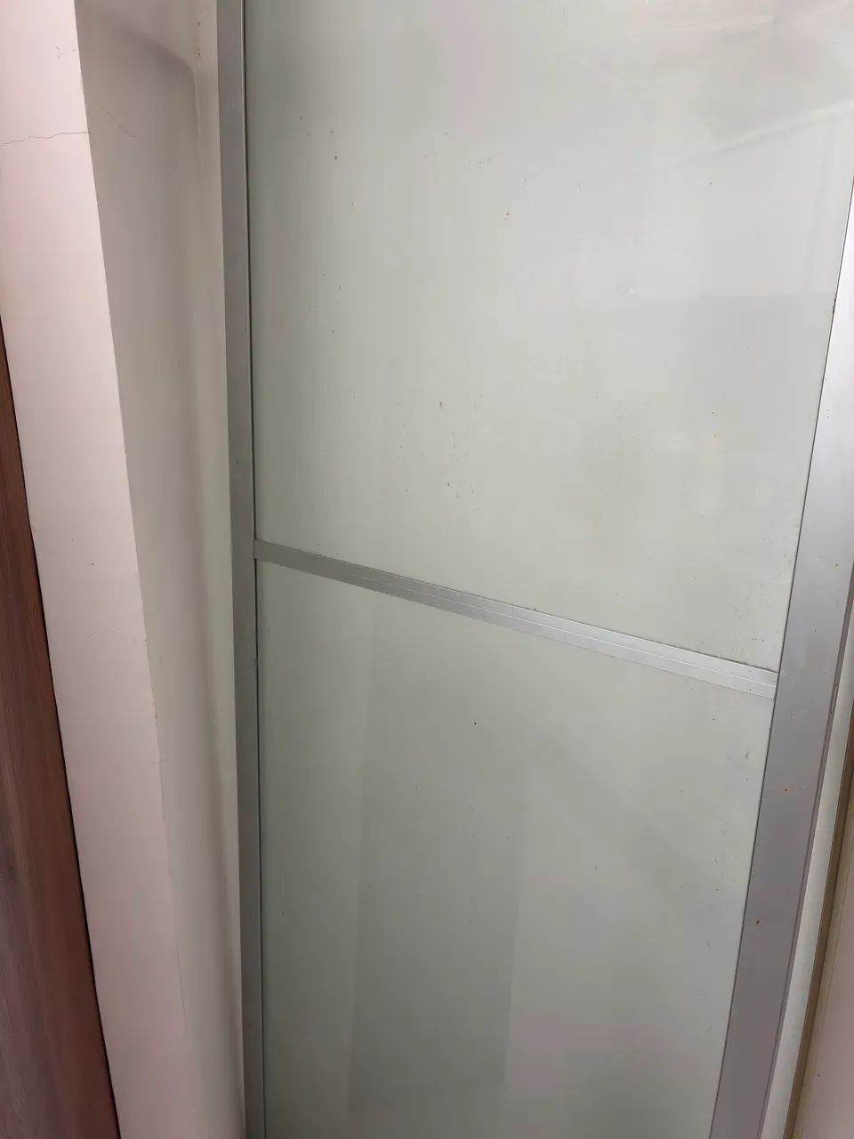 Porta de vidro jateada de correr - Foto 4