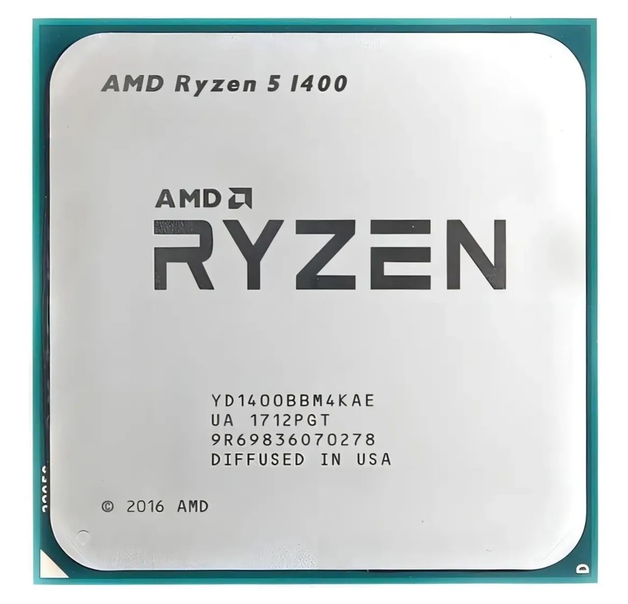 Processador AMD Ryzen 5 1400 de 4 núcleos e 3.4GHz 
