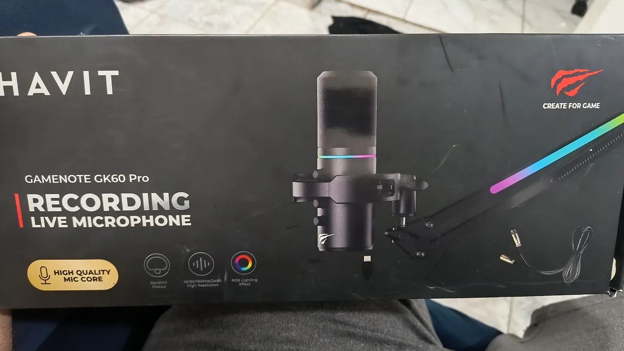 microfone havit Gk60 pro - Foto 4