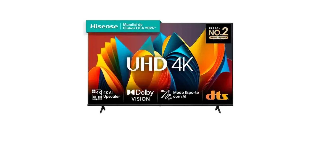 Smart TV 85 Polegadas QLED Hisense Lacrada  - Foto 2