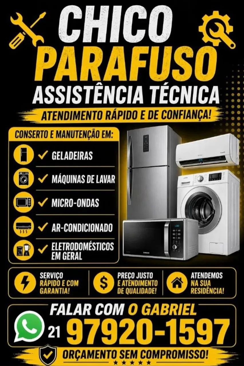 Refrigeração e elétrica em geral <br>Conserto e manutenção de 