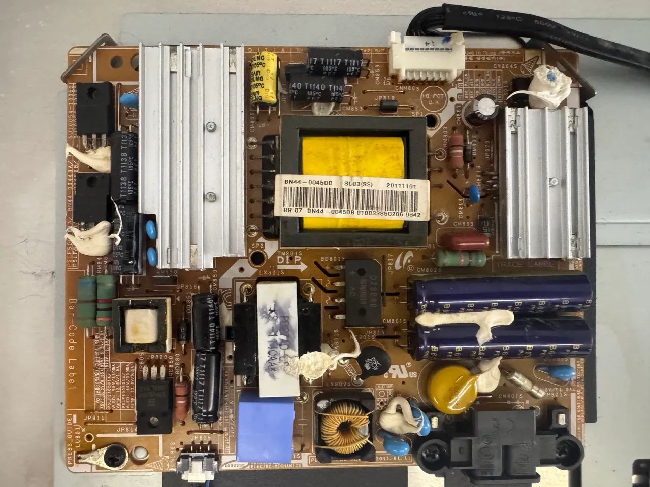 Placa mãe e placa da fonte da tv Samsung 27? - Foto 5
