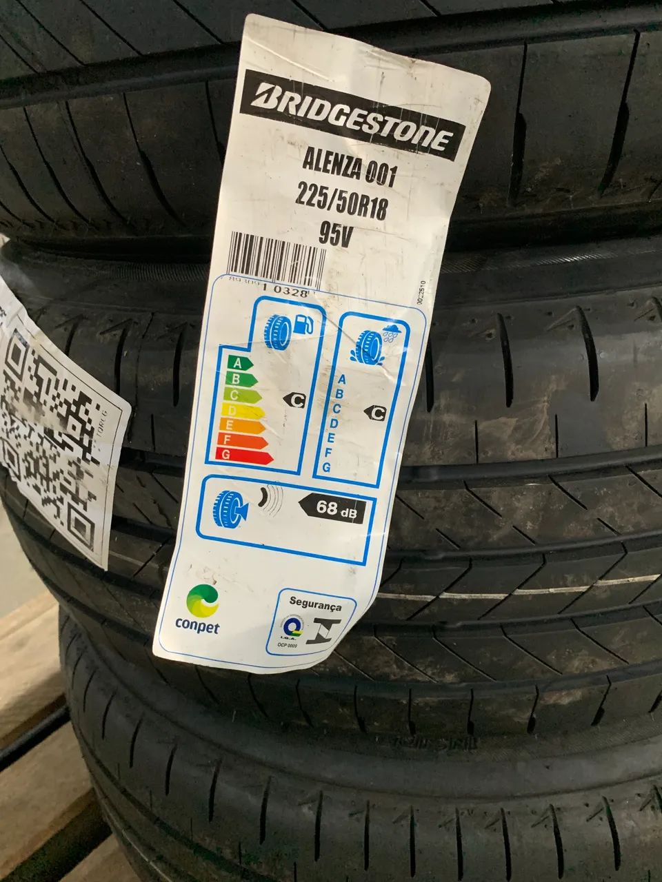 3 PNEUS BRIDGESTONE ALENZA 001 225/50R18 95V  - Foto 5