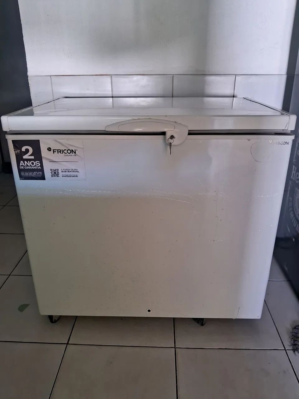 Freezer seminovo 