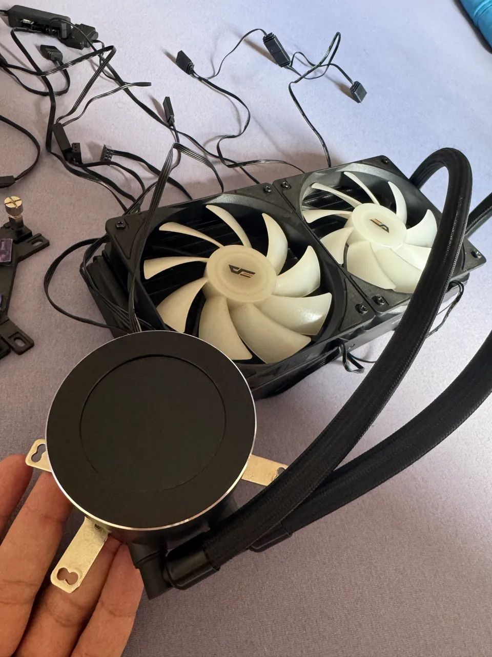 Walter cooler DarkFlash 240mm com TELINHA