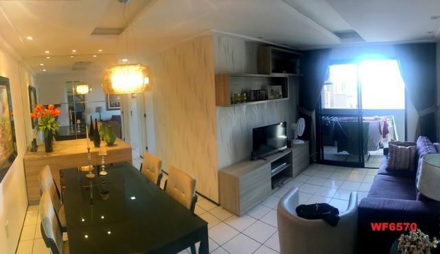 Viscaya Gardens, apartamento com 3 quartos, 2 vagas, projetado, vista mar, Meireles - Foto 5