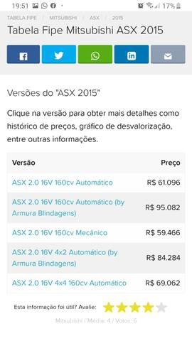 ASX ano 15 AWD 4×4. A mais top da categoria - Foto 8