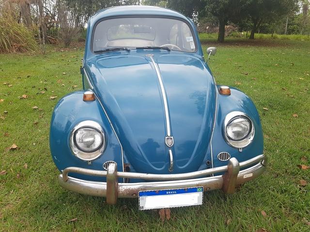 Fusca antigo 65 1965 azul relíquia