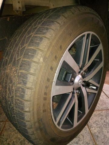 Rodas Toyota Hilux originais + pneus zeros - Foto 5