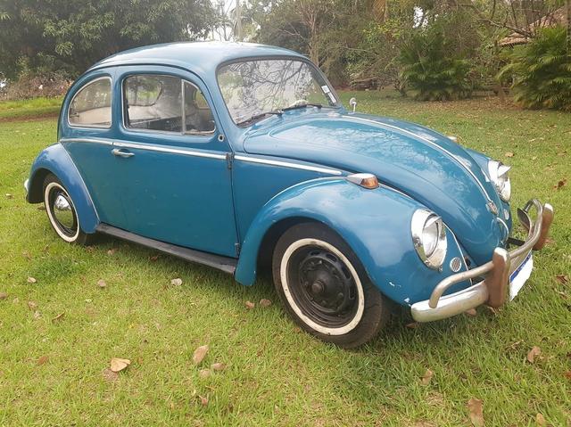 Fusca antigo 65 1965 azul relíquia - Foto 7