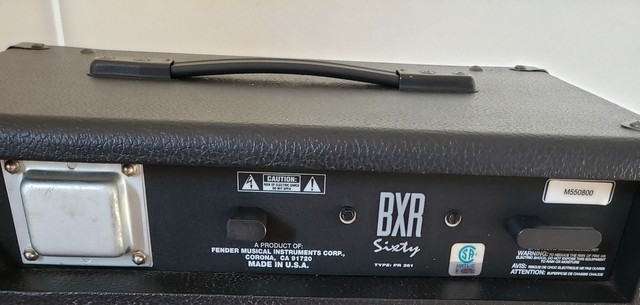 Amplificador de baixo Fender BXR60 USA 60wts! !