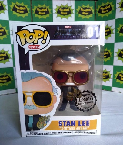 Action Figure Stan Lee - NerdDog Store Marvel Ironman Homem Aranha Vingadores - Foto 4