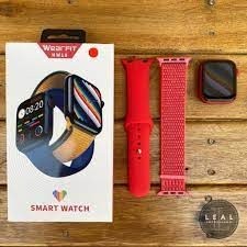 Smartwatch Relógio Hw18 Premium Lançamento 2022 Série 6 Com Pulseira Extra (Preto) - Foto 6
