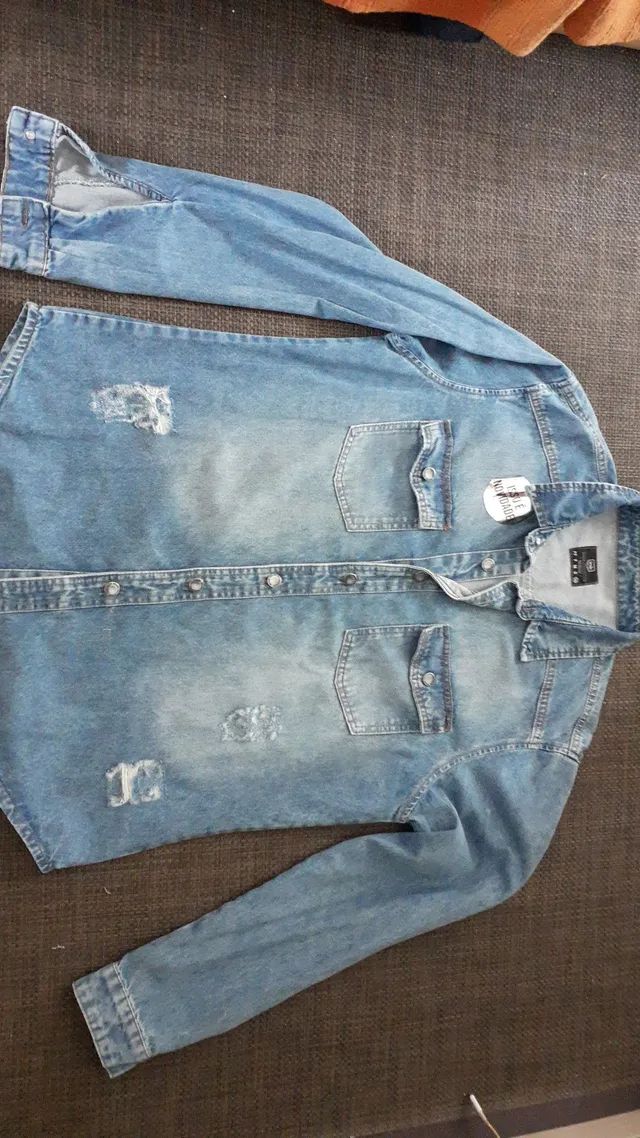Jaqueta jeans nova Tamanho GG - Foto 2
