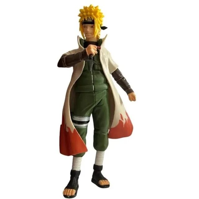 Boneco Minato Hokage Naruto Shippuden Figura Miniatura 17cm