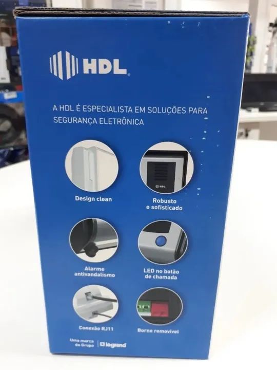 Porteiro Eletrônico F9-s Com Fonte Função Siga-me Hdl - Foto 6