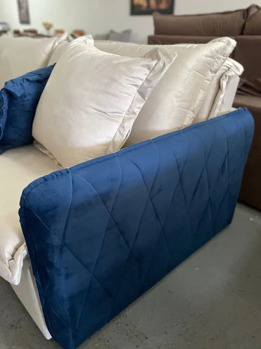 Sofá Cama Retrátil 2,20m Molas Bonnel Pillow Top tt65 - Foto 3