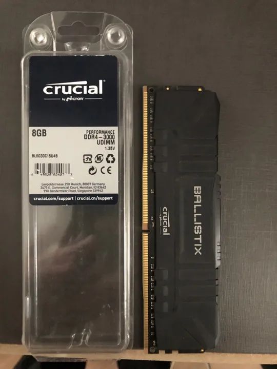 Memoria ram 8gb ddr4