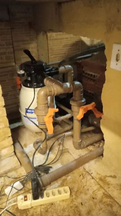 Instalação de piscina de fibra completa  - Foto 3