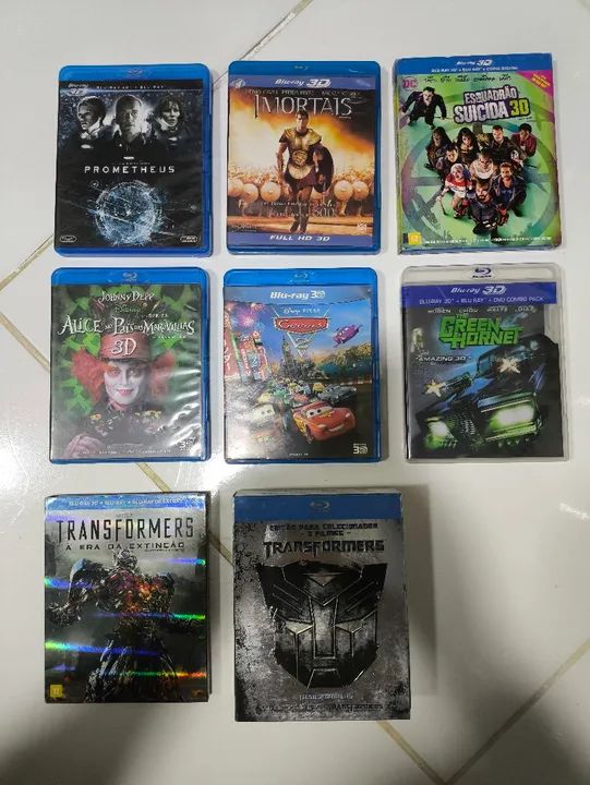 Filmes em Blu-ray 2D e 3D a partir de $25