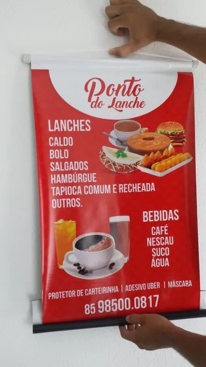 Banner em lona para divulgação de serviços com logomarca  - Foto 4