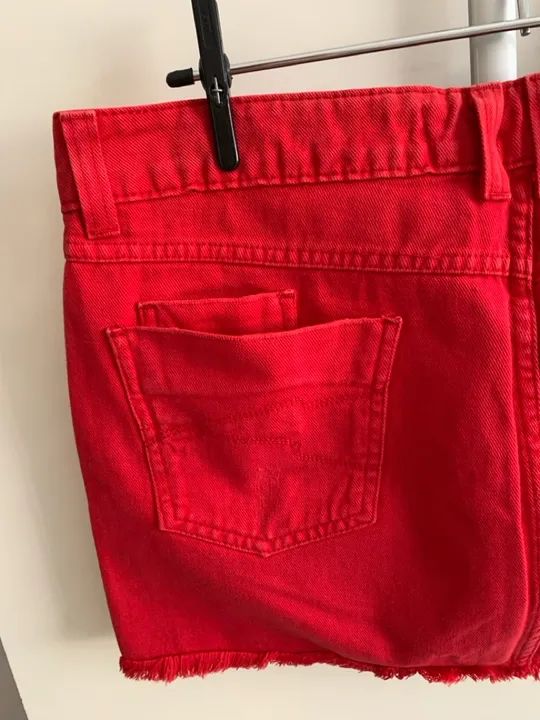 (TAM: 42) SAIA JEANS VERMELHA  - Foto 4