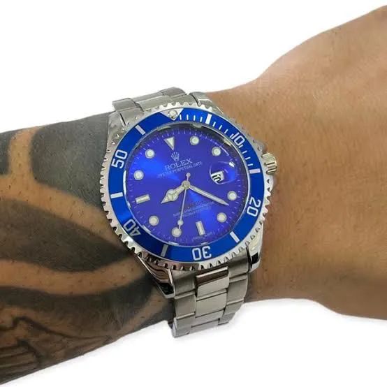 Relógio Masculino Dourado e prata