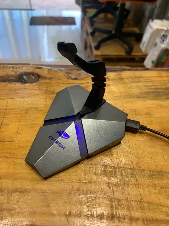 Mouse Bungee Usb Com Hub Mb-200si Preto C3tech - Foto 3